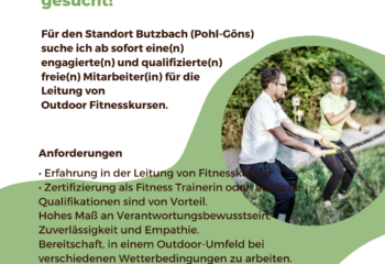 Gesuche: Outdoor Fitness Trainer in Butzbach