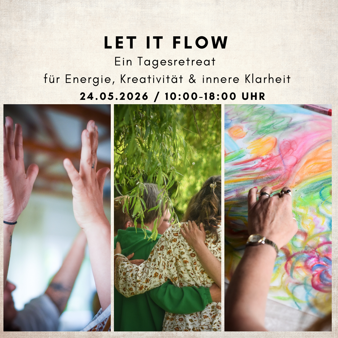 Let it Flow - Das Retreat mit Kunst, Tanzen, Malen, Yoga, Meditation und Portraitfotografie
